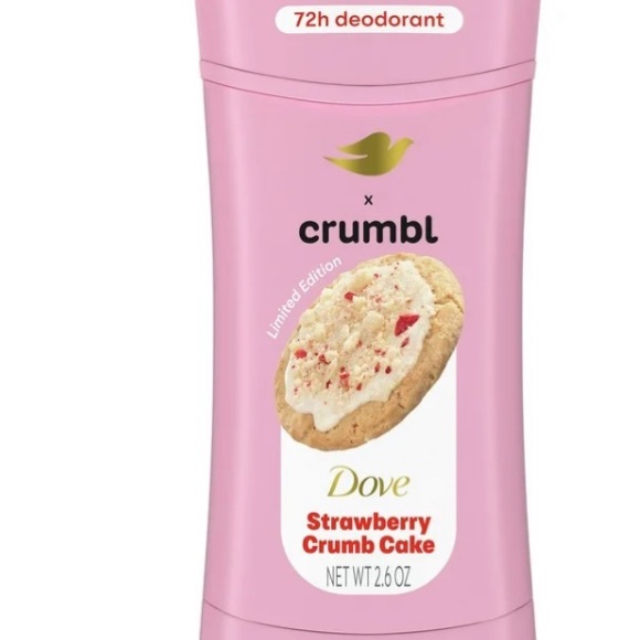Dove x Crumbl Strawberry Crumb Cake Deodorant - Picture 1 of 3